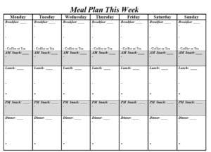 meal plan meal-plan