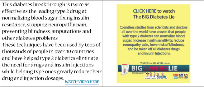 The Big Diabetes Lie Diabetes