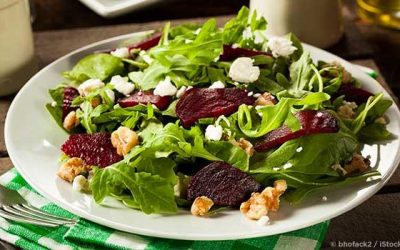 Beet salad with walnuts and goat cheese recipe