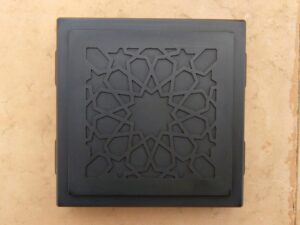 maroc orgonite shungite tile top1 Beautiful Protective Shungite Orgonite Tiles | Moroccan Design