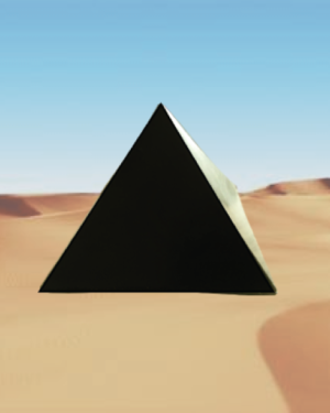 pyramid bg Black Shungite Orgonite Charge Plates