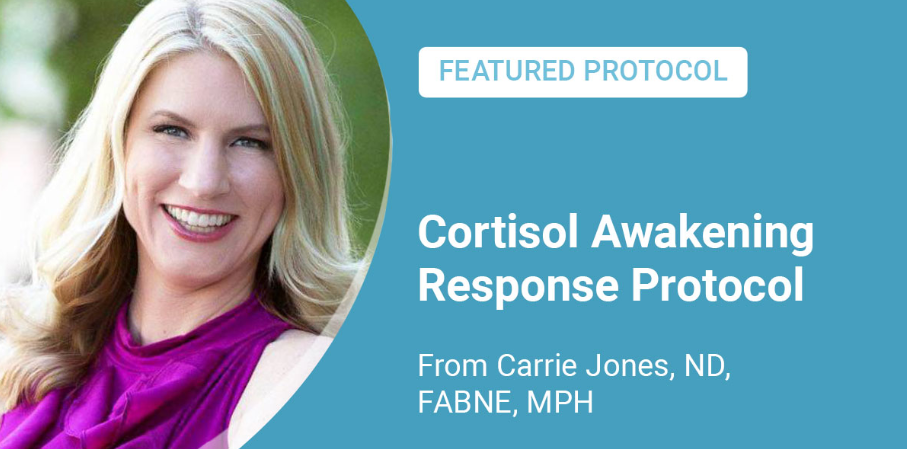Carrie Jones Cortisol Awakening Response Protocol